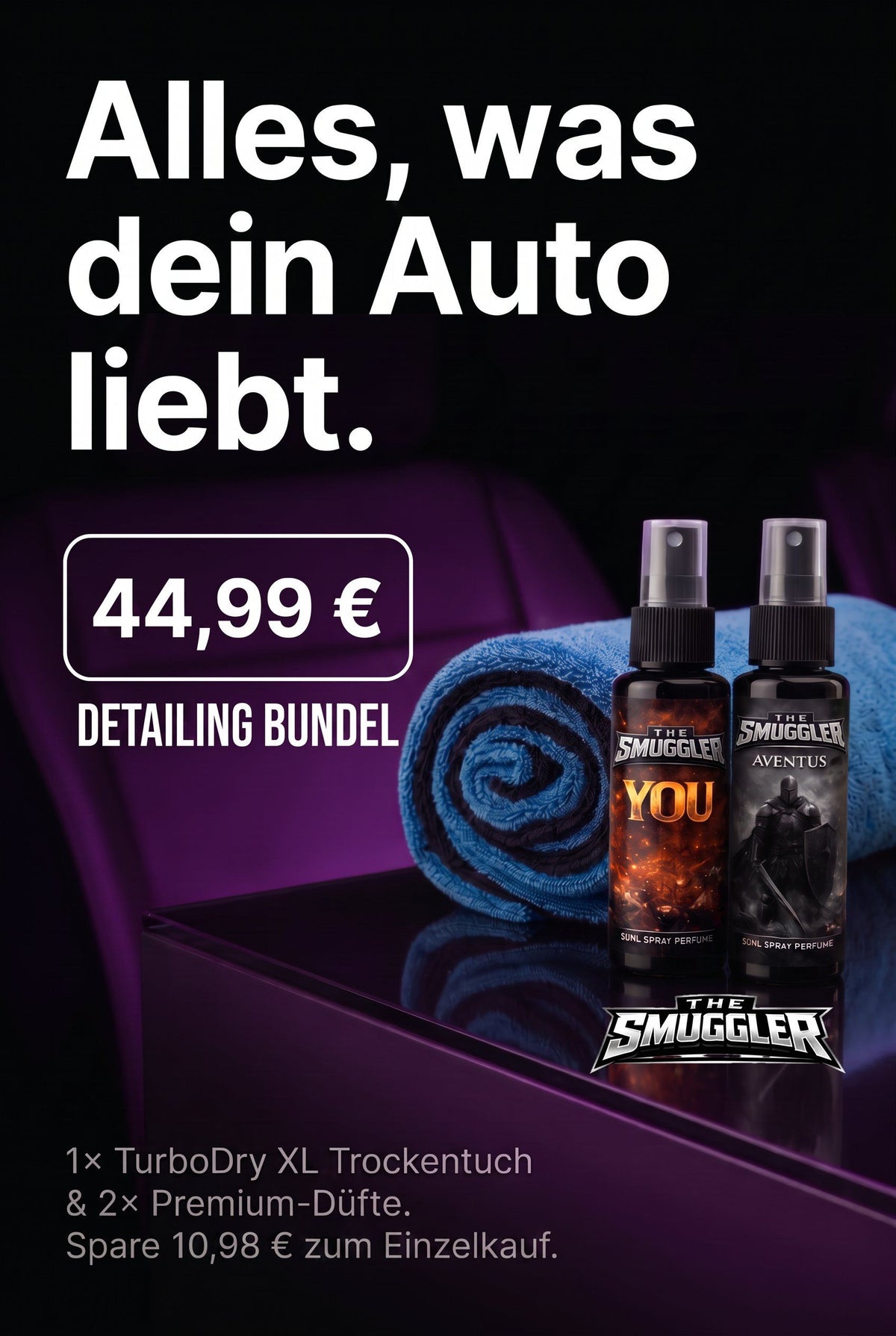 Detailing Bundle – TurboDry XL + 2 Premium-Düfte
