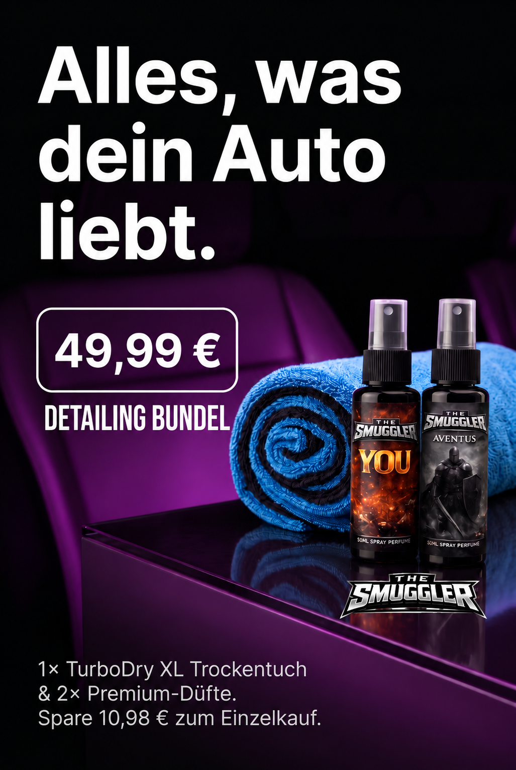 Detailing Bundle – TurboDry XL + 2 Premium-Düfte